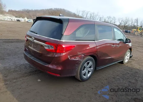 2019 Honda Odyssey Ex-L from USA, damaged, VIN 5FNRL6H71KB015906